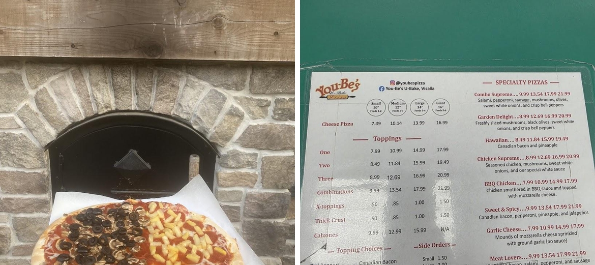 You-Be's U-Bake Pizza