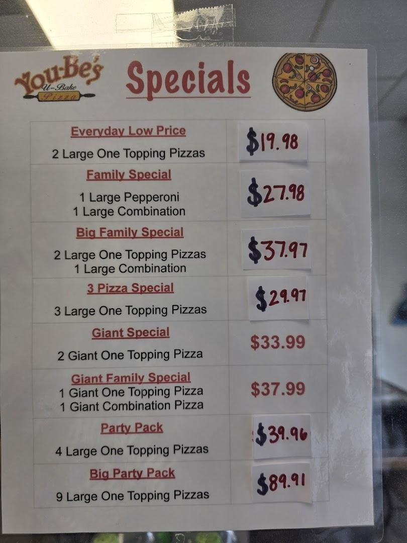 You-Be's U-Bake Pizza